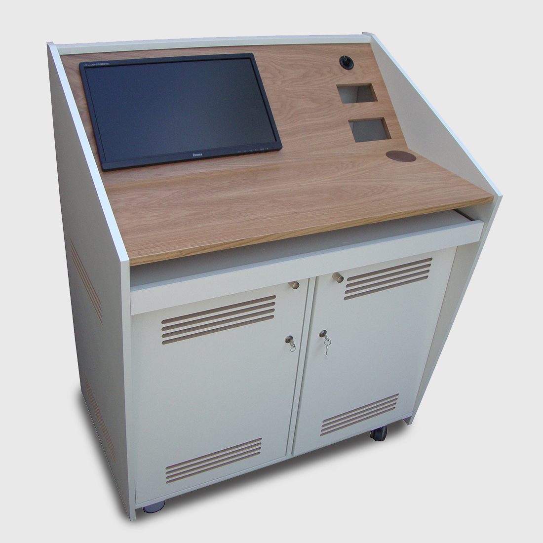 AV Lecterns Wood Lectern Turning Leaf British Manufacturing