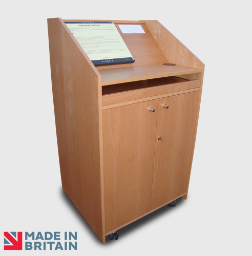 Bespoke AV Lecterns - Turning Leaf