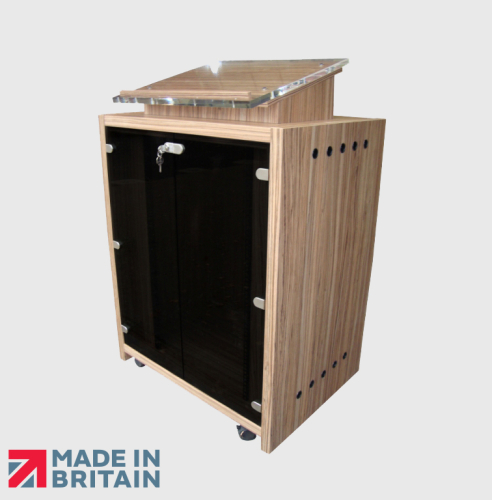 Bespoke AV Lecterns - Turning Leaf
