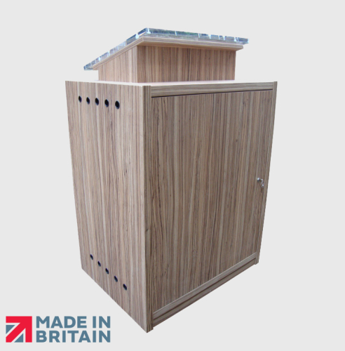 Bespoke AV Lecterns - Turning Leaf