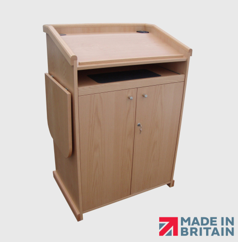 Bespoke AV Lecterns - Turning Leaf