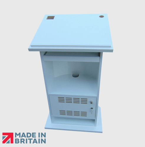 Bespoke AV Lecterns - Turning Leaf