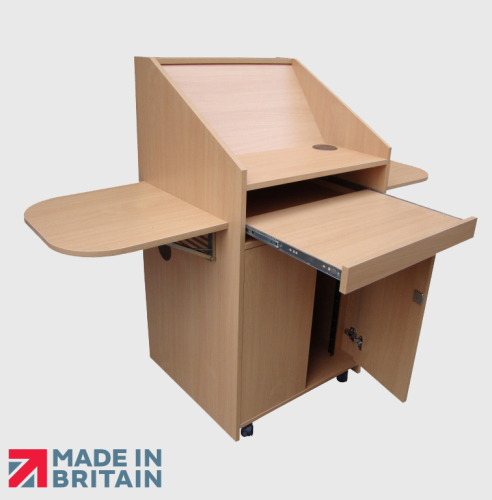 Bespoke AV Lecterns - Turning Leaf