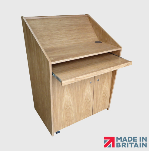 Bespoke AV Lecterns - Turning Leaf